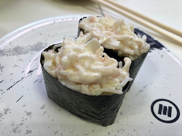 Imitation Crab Salad Gunkanmaki Rolls