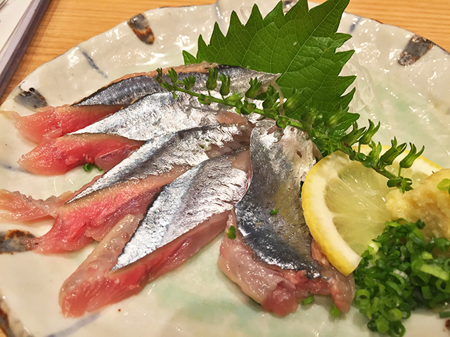 Saury Sashimi