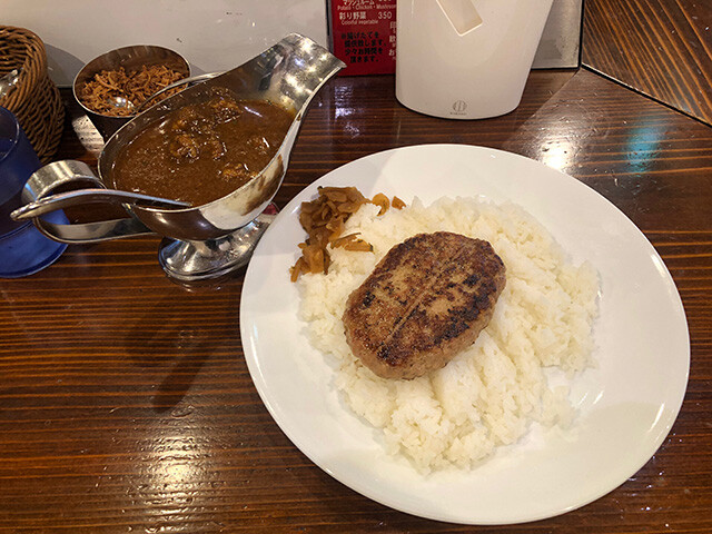 Beef Curry with Hamburger