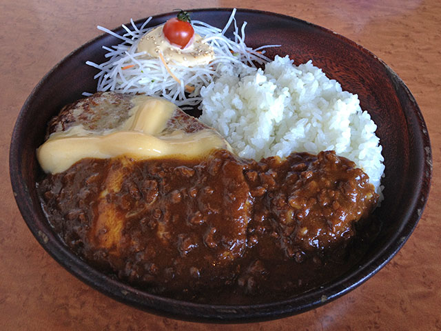 Cheese Curry Burg Dish