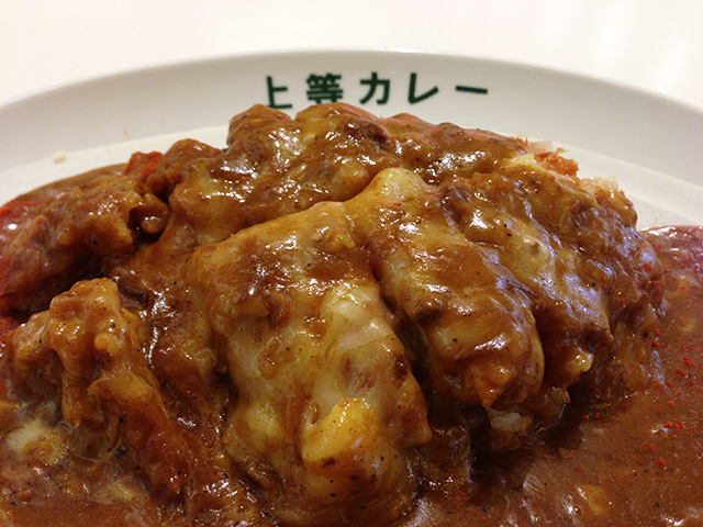 Pork Cutlet Curry and Rice with Cheese