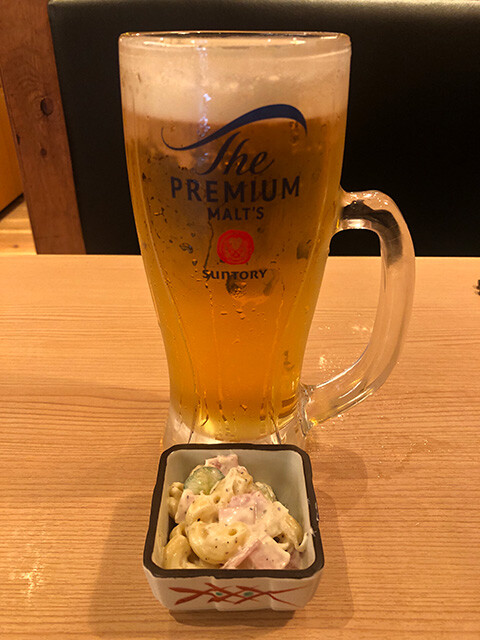 Draft Beer and Appetizer