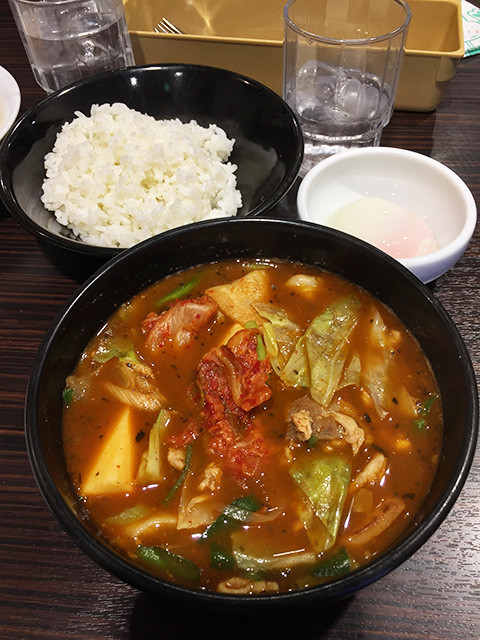 Kimchi-Stew Type Curry Soup