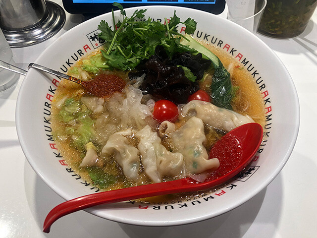 Malatang with Glass Noodles and Wontons