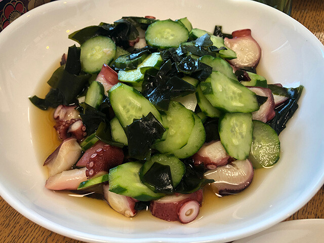 Vinegared Octopus and Cucmber