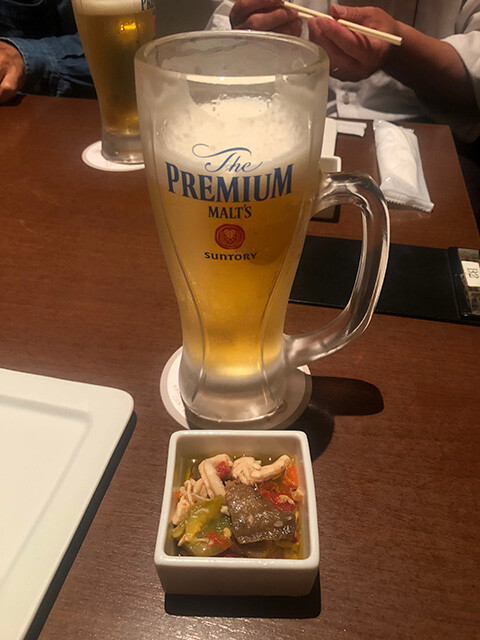 Draft Beer and Appetizer