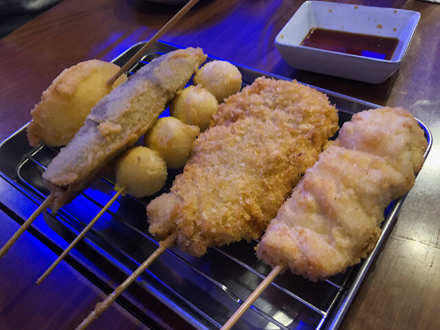 Assorted Kushikatsu
