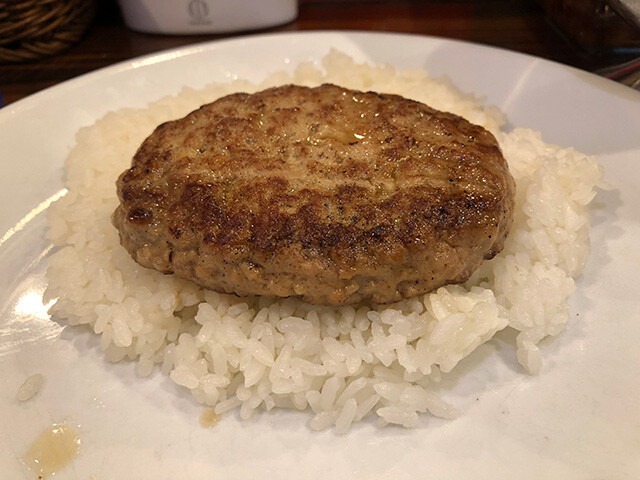 Hamburger on Rice