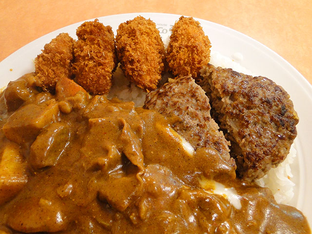 Beef Curry with Various Toppings