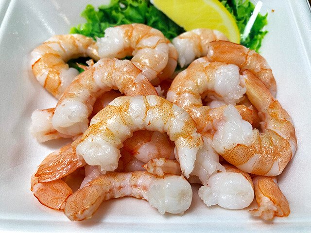 Steamed Shrimps