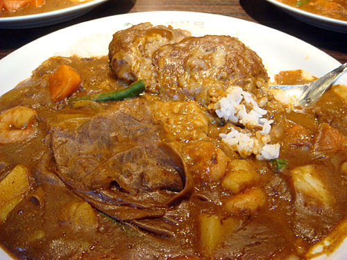 Beef Curry with Various Toppings