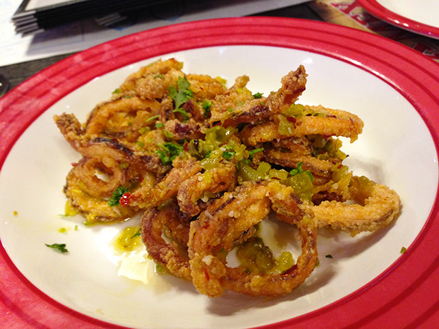 THREE CHILI CALAMARI