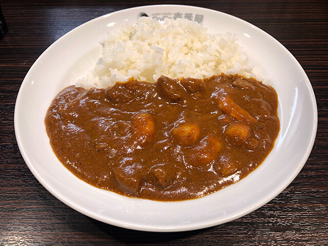 Small Beef Curry with Stewed Shrimps
