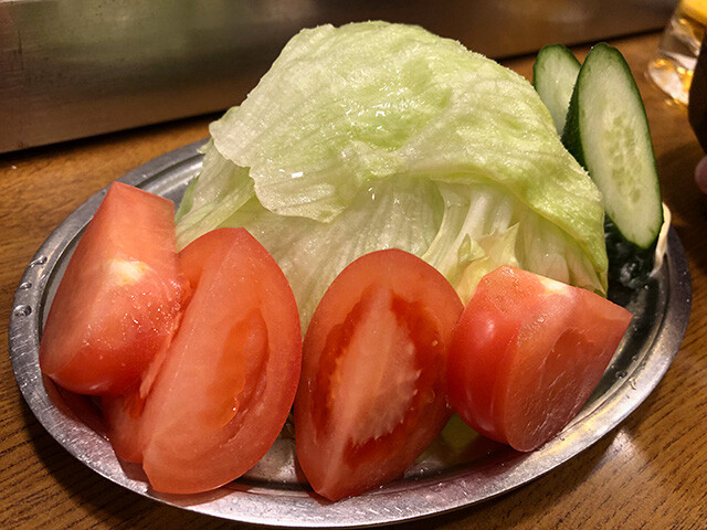 Tomato, Lettuce, and Cucumber