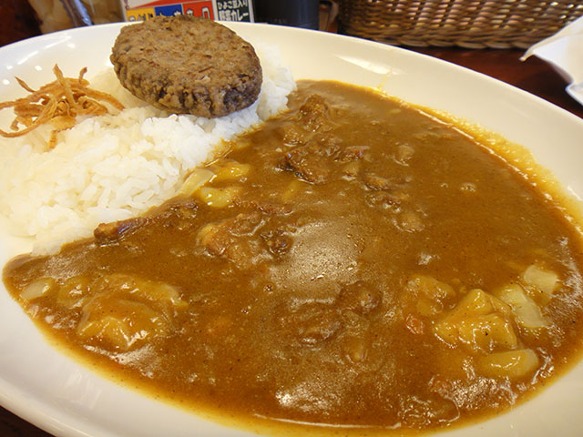 Beef Curry with Hamburger and Cheese