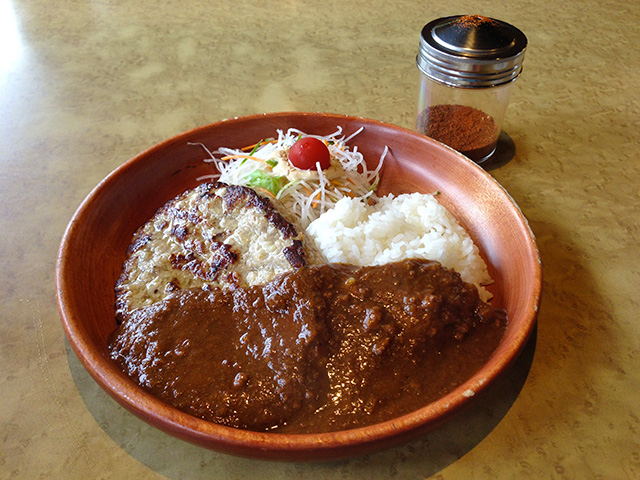 Curry Burg Dish with Original Spice