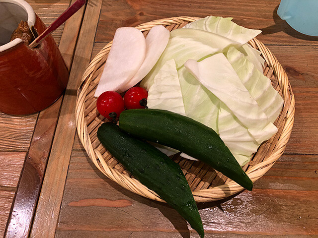 Vegetables as Appetizer