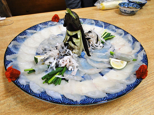 Blowfish Sashimi