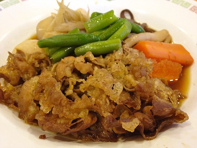 Simmered Taro, Beef, and Vegetables