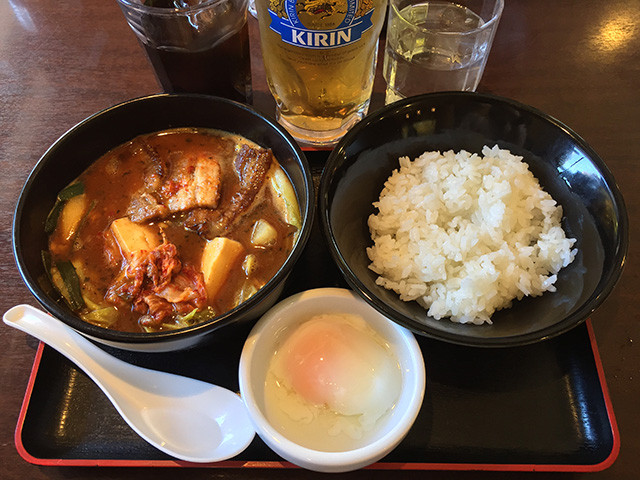 Kimchi-Stew Type Curry Soup