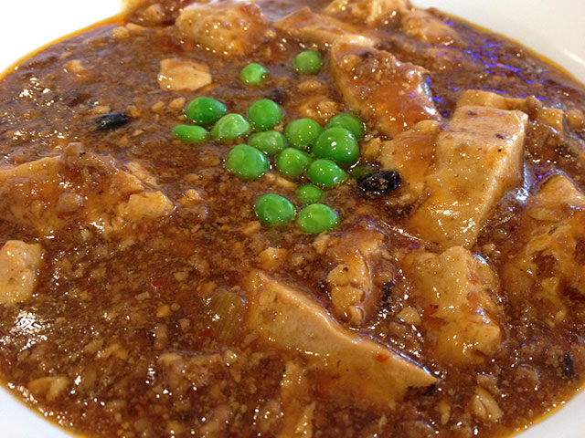 Tofu with Minced Beef with Szechuan Chilli Sauce