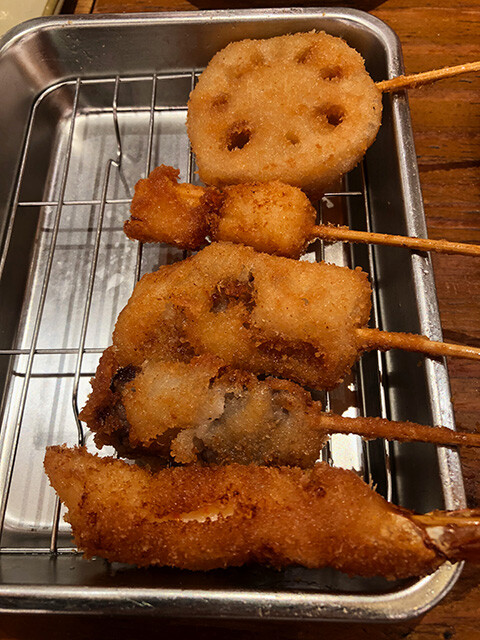 Assorted Kushikatsu