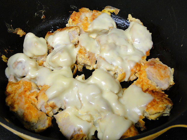 Grilled Chicken with Egg and Cheese