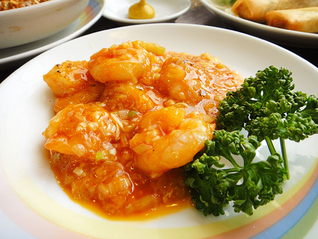 Prawns in Chili Sauce