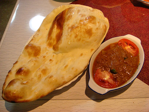 Beef Do-Piaza Curry with Nan
