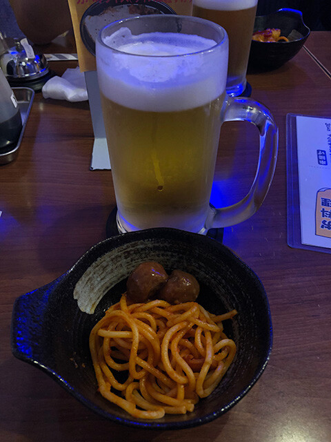 Draft Beer and Appetizer