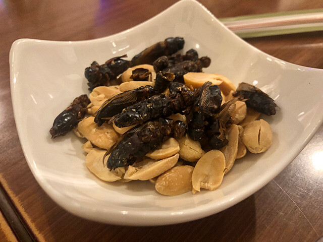 Dried Crickets and Peanuts