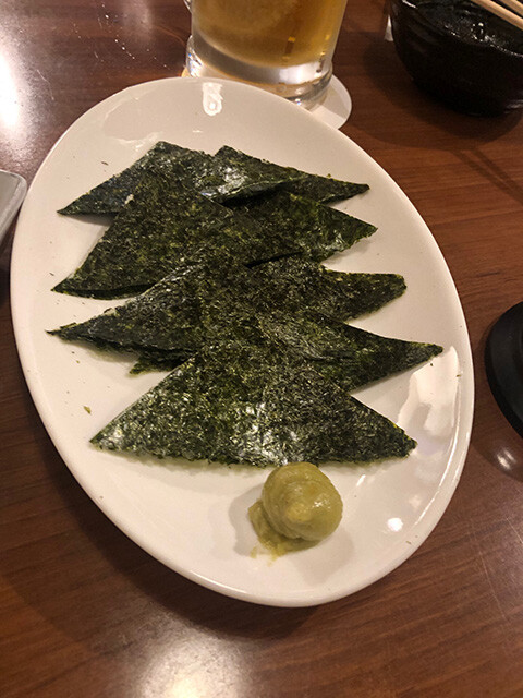 Cheese Sandwich with Seaweed