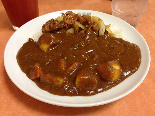 Half Order Beef Curry with Grilled Short Rib and Vegetables