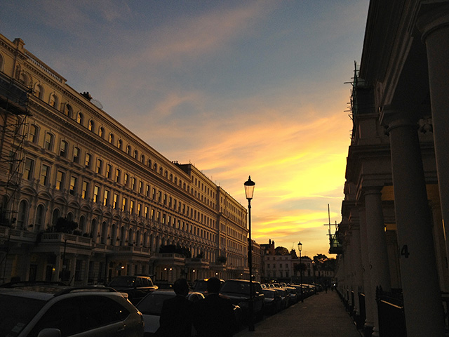 Beautiful Sunset in London