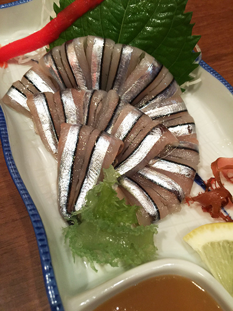 Banded Blue-Sprat Sashimi
