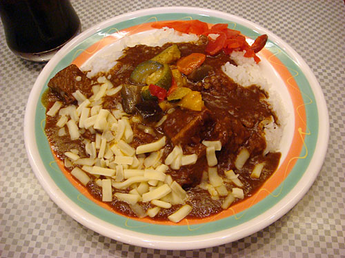 Beef Curry with Cheese