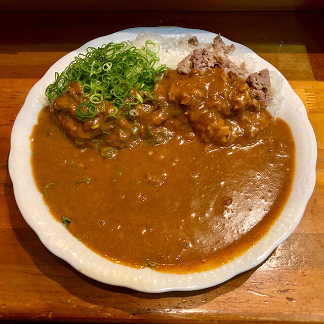 GREEN ONION&BEEF CURRY