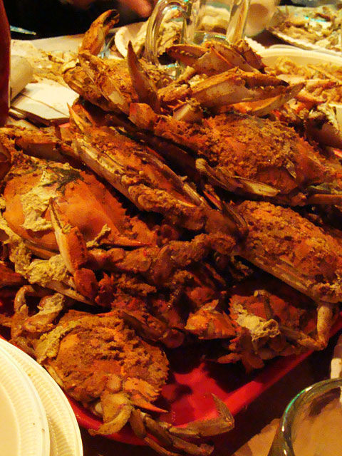 Steamed Maryland Blue Crabs