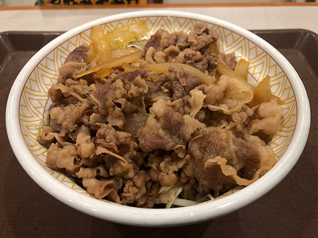 Gyudon with Lettuce on Tofu