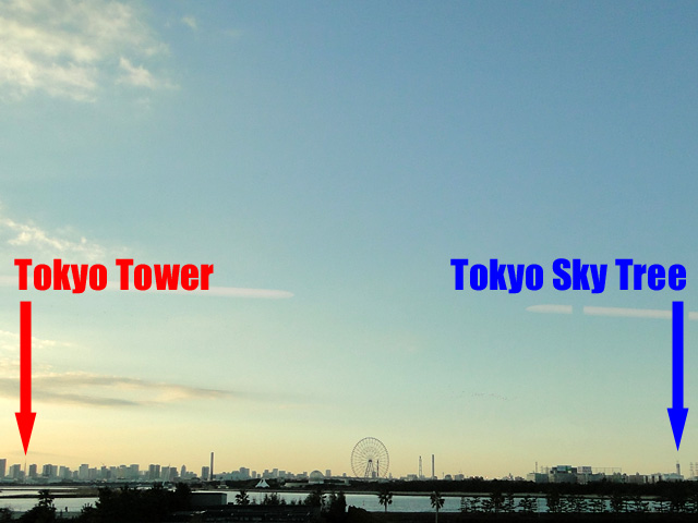 TOKYO TOWER and TOKYO SKY TREE