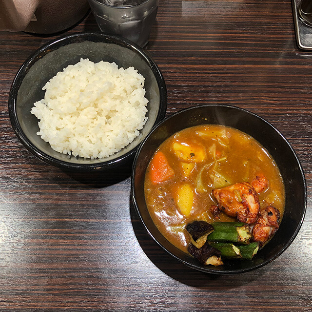 Second Serving of Roast Chicken Soup Curry