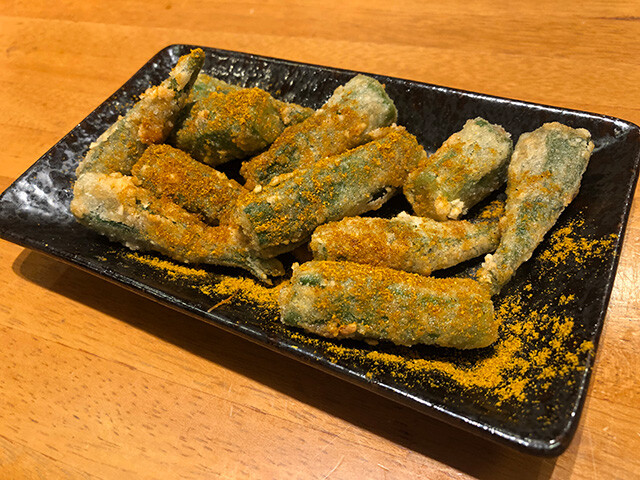 Fried Okra wit Curry Powder