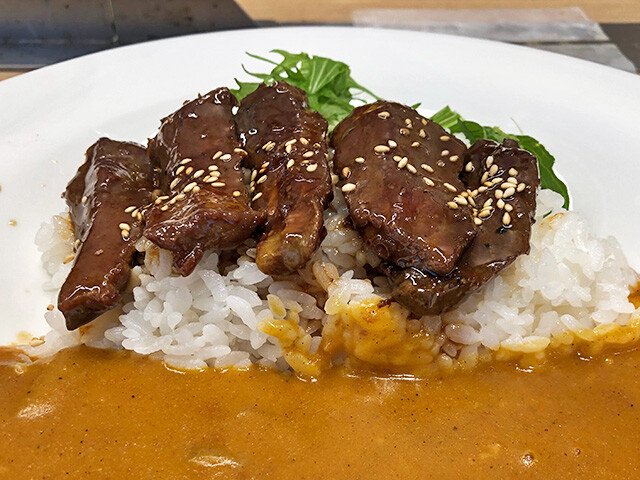 Pork Curry with Grilled Beef Skirt Steak