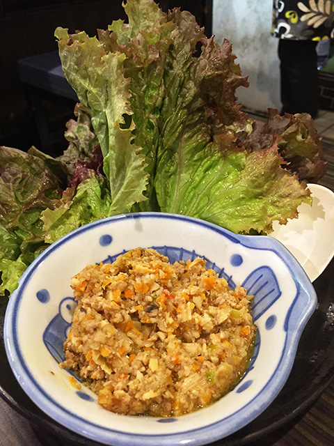 Minced Meat with Lettuce