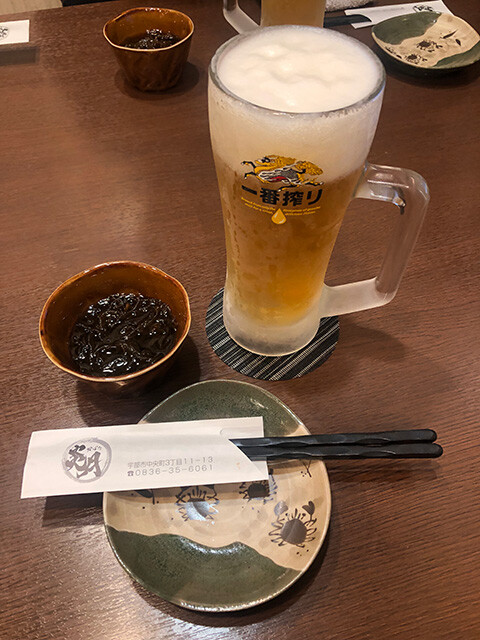 Draft Beer and Appetizer