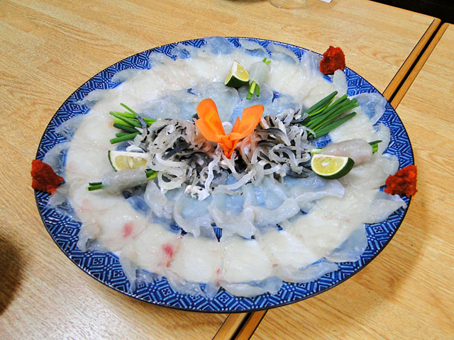 Blowfish Sashimi