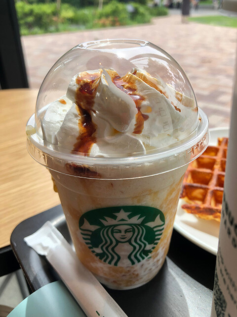 Banana Brulee Frappuccino Blended Cream