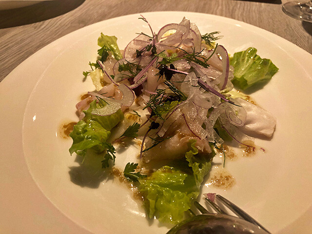 Longtooth Grouper Carpaccio