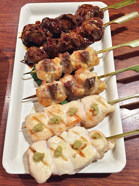 Assorted Yakitori