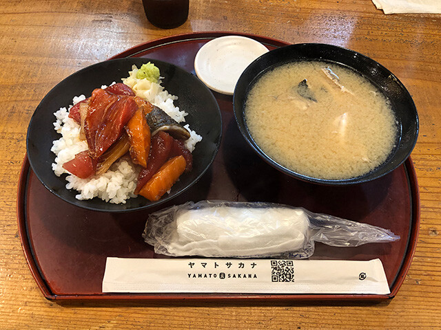 Zuke Don and Fish Bone Soup